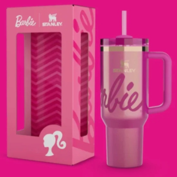 SOLD OUT! New in the box- Stanley X Barbie 40oz Quencher - Picture 1 of 2
